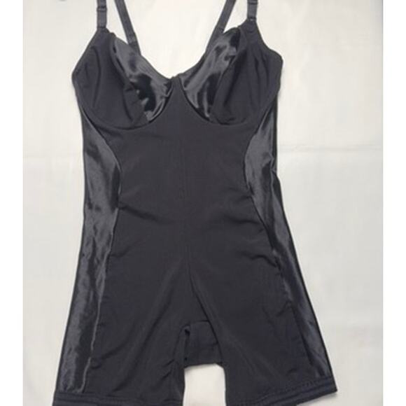 Vintage Smoothie Body Re-Former Shapewear Style 4052 Black Size 36D - Picture 3 of 16